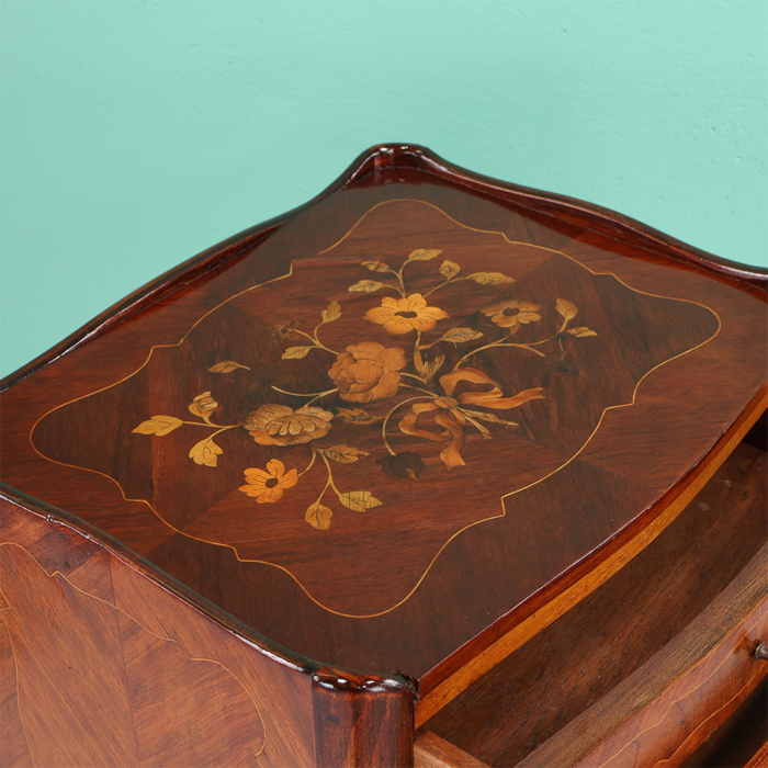 French Marquetry Pedestal - Image 5