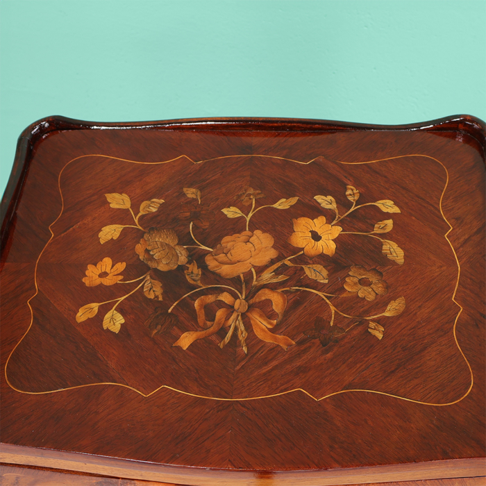 French Marquetry Pedestal - Image 6